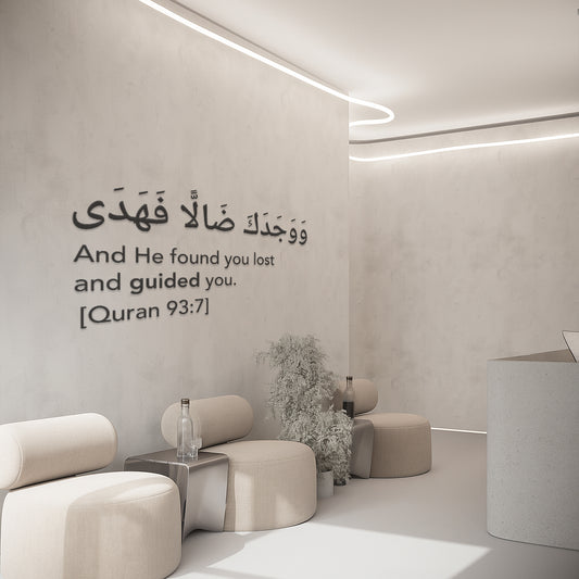 He Found You Lost – Quran 93:7